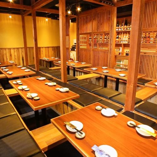 Leave it to us for large banquets! We will guide you up to 40 people in a completely private room ♪