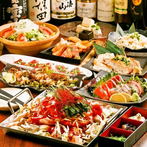 Very popular! [Chiritori Nabe course with all-you-can-drink from 3980 yen ◎] Banquet plan with all-you-can-drink
