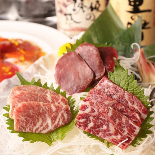 [Izakaya where you can eat much-talked-about horse meat] The charm of horse meat that is good for your body