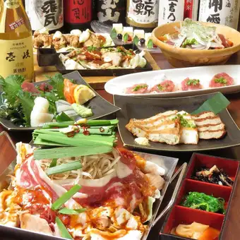 歓送迎会に!★2.5時間飲み放題付★【ちりとり鍋コース】鍋料理&海の幸全10品4480円⇒3980円