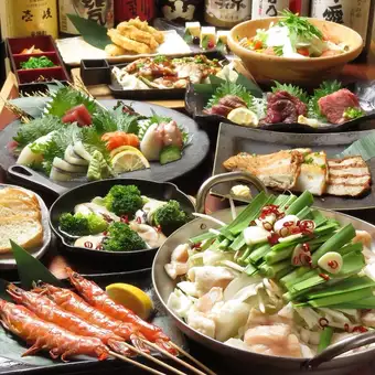 歓送迎会に！【3時間飲み放題付】料理10品『宝寿-HOUJYU-コース』7000⇒5800円《鍋宴会/女子会》