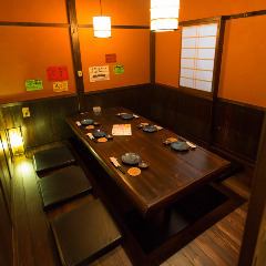 掘りごたつの個室