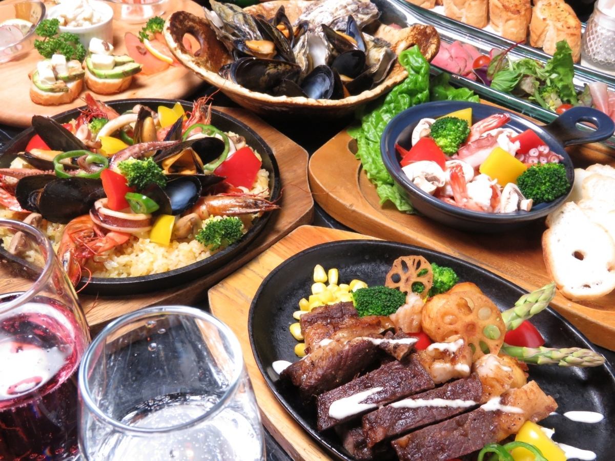 各種宴会におすすめの飲み放題付きコースを多数ご用意！