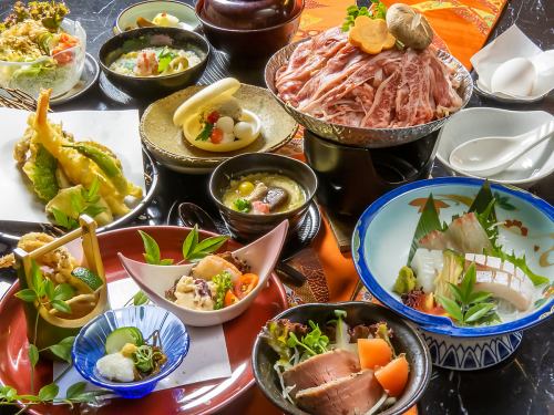 四季の彩を和に反映したコース内容