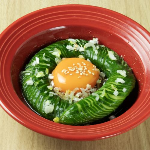ピリ辛きゅうりのユッケ
