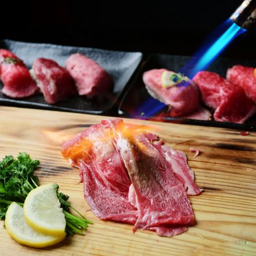 All-you-can-eat sushi with carefully selected domestic beef