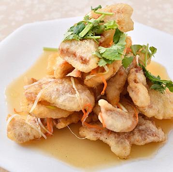 豚肉の甘酢あんかけ