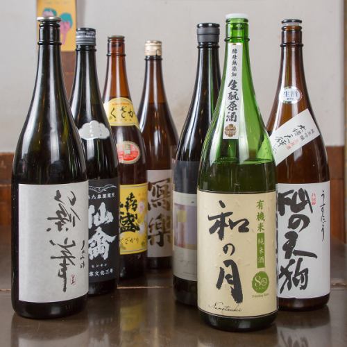 10種類以上の地酒で楽しむ
