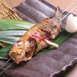 金沢名物のどぐろの塩焼き