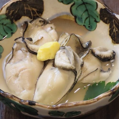 カキのバター酒蒸し