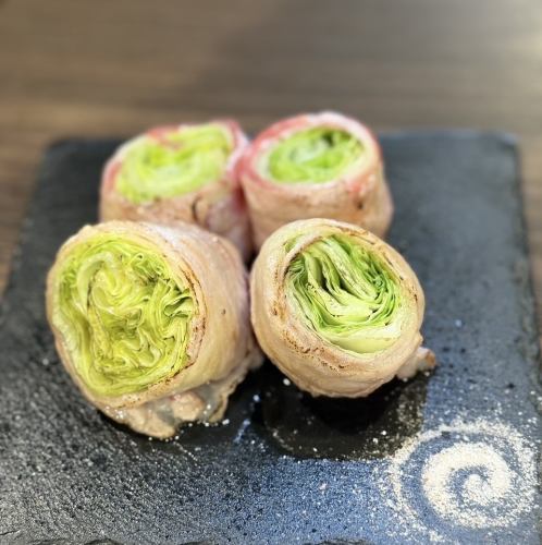 豚バラレタス巻き 二個