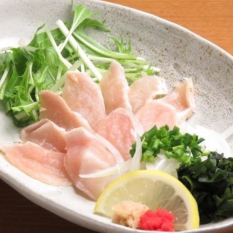 鳥胸肉のタタキ