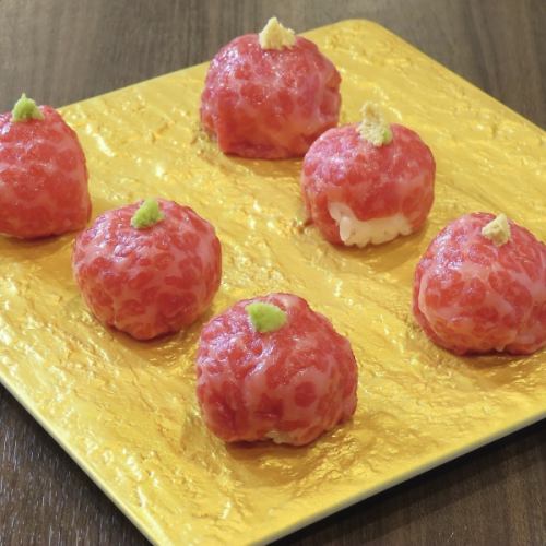 肉手毬寿司　四貫
