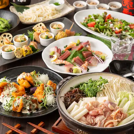 <11/24~12/10迄>《個室確約》【味わい(鍋)コース】8品2H飲み放題4730円(税込)⇒4300円(税込)