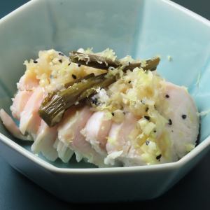 鸡胸肉和柠檬酱