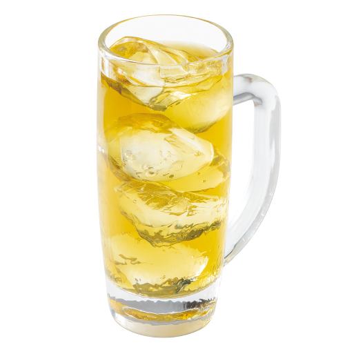 鍛高譚緑茶割り