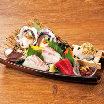 Toyosu Market Moriage with Fresh Fish (1 serving)