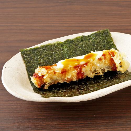 Una-ten butter / Soft-boiled egg tempura with lumpfish caviar each