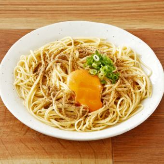 Extra fish powder and firm noodles