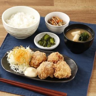 Fried chicken set meal