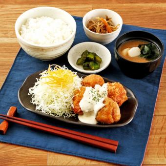 Chicken nambutan set meal
