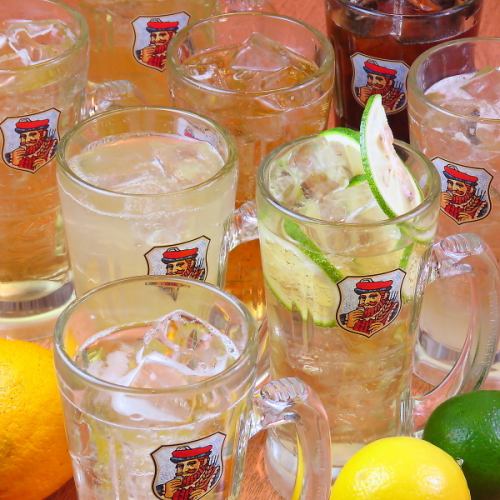 超值！啤酒438日元！Highball 218日元！