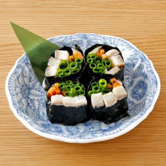 酢〆にしんのさっぱりガリ巻き