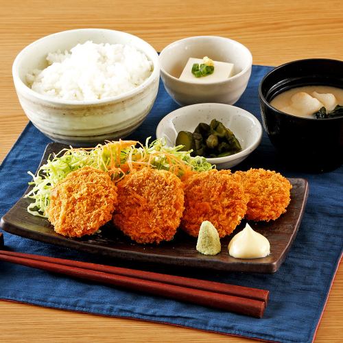 マグロメンチカツ定食