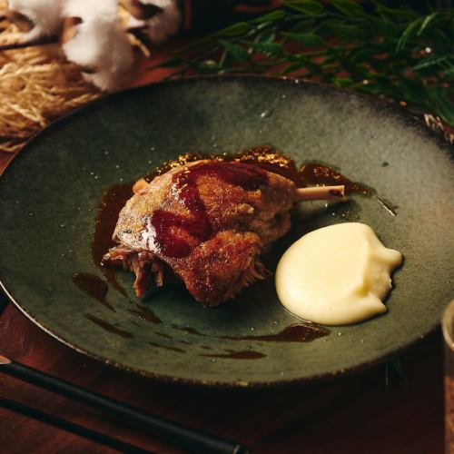 鴨もも肉のコンフィ