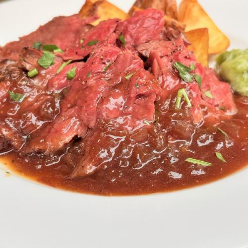 ハラミステーキ ～シャリアピンソース～