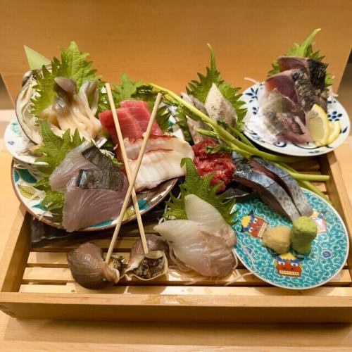 【大満足の逸品】名物！魚魂10点盛り◆新鮮な海の幸を贅沢に味わえる当店の看板メニュー♪2860円(税込)～