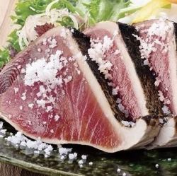 藁焼き鰹たたき