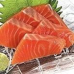 生サーモンのお造り