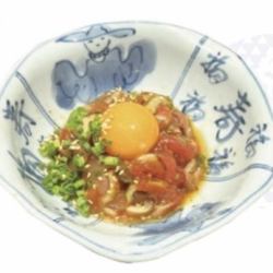 鶏ユッケ
