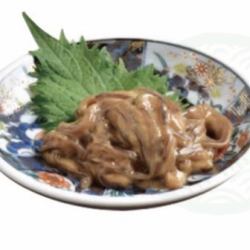 スルメイカ肝和え