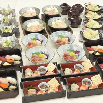 Great value course with nigiri sushi ≪2 hours of all-you-can-drink + 7 dishes in total≫ 4,800 yen ⇒ 4,500 yen