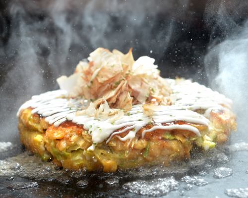 Meringue Fluffy Tetsujin Okonomiyaki Seafood