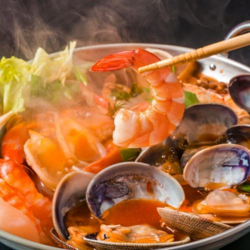 해물 순두부 냄비