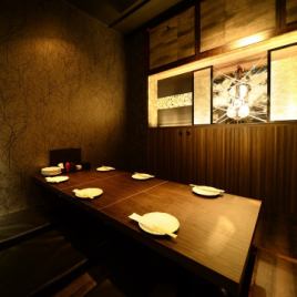 《Private room with sunken kotatsu for 6 to 8 people》