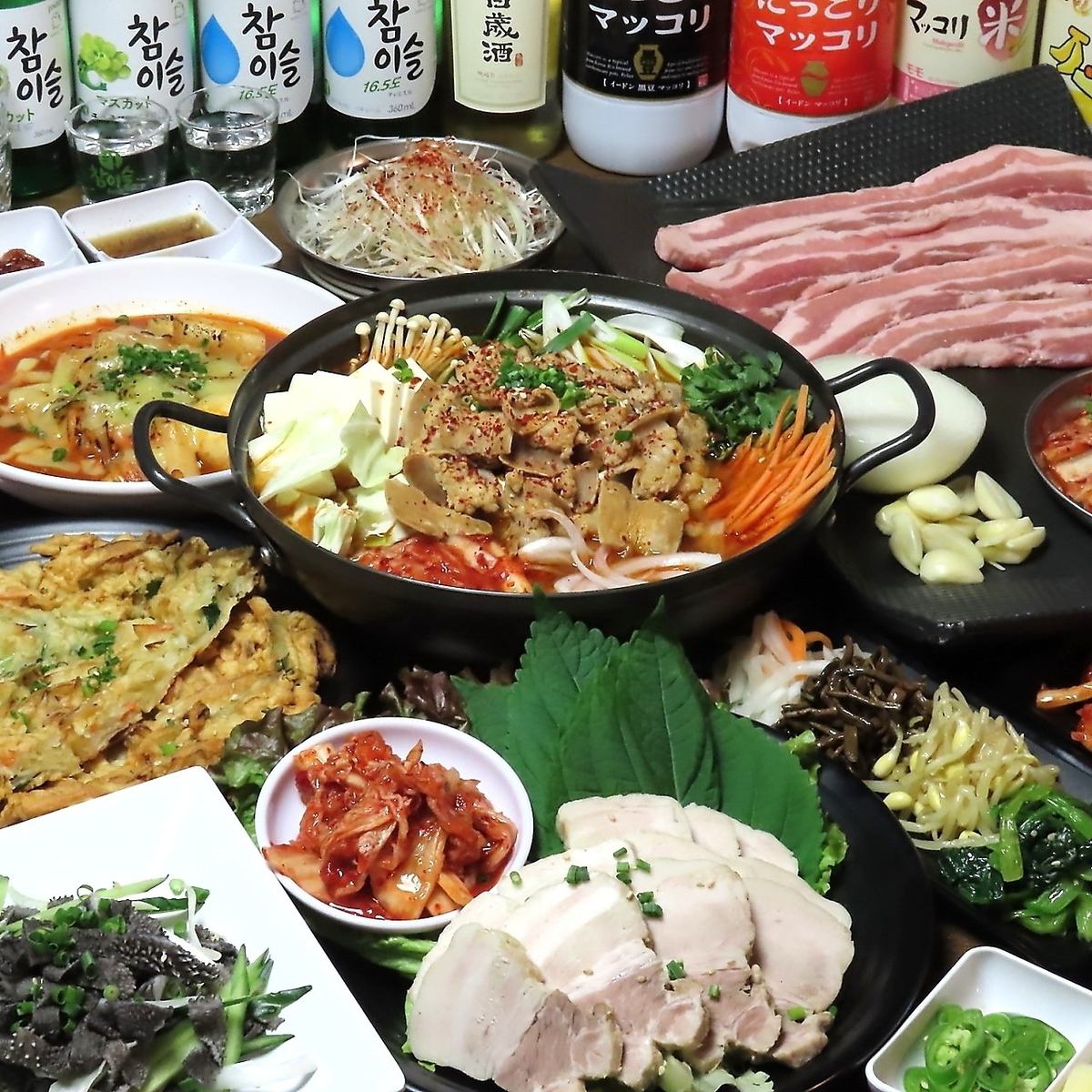 江古田で美味しい韓国料理を楽しめます♪お得な120分飲み放題コースもご用意◎