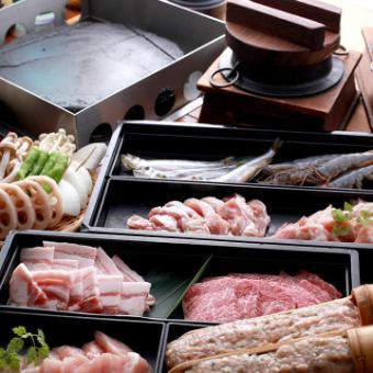 [Cooking only] ``Omakase Course'' with 8 dishes including specially selected beef, carefully selected chicken, and seafood