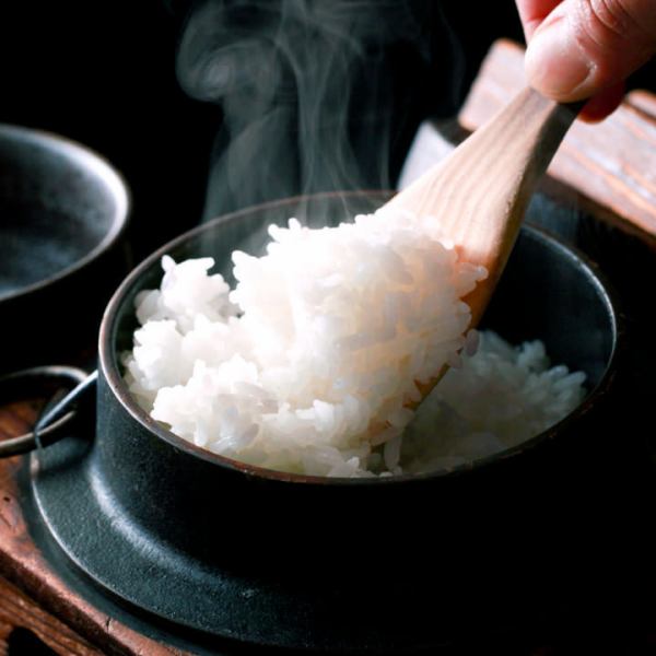 [Specialty 2] Various types of Kamameshi using Kumamoto Prefecture's Kikuchi rice "Shichijo no Kome"! Chicken, eel, cheese risotto, etc. 820 yen (excluding) ~!