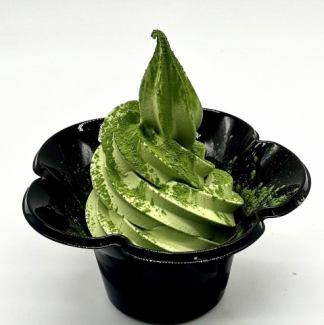 Plain Matcha Soft Serve