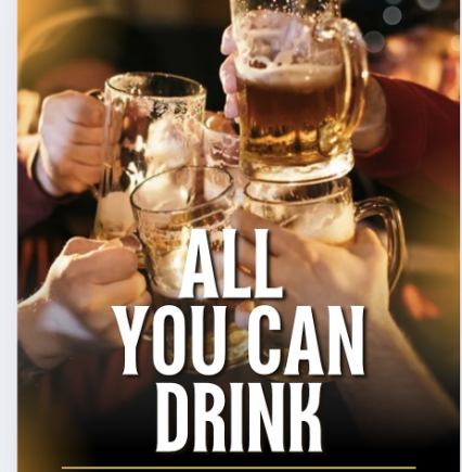 【ドリンク単品飲み放題】1850円(税込)2次会などに♪