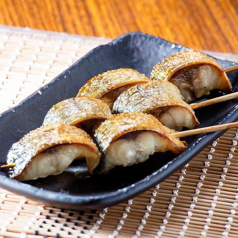 1 grilled mackerel skewer