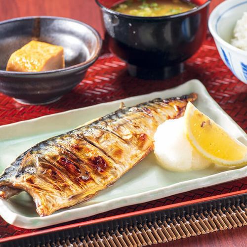 Grilled mackerel set meal ~ Using seasonal mackerel off Nagasaki Goto ~