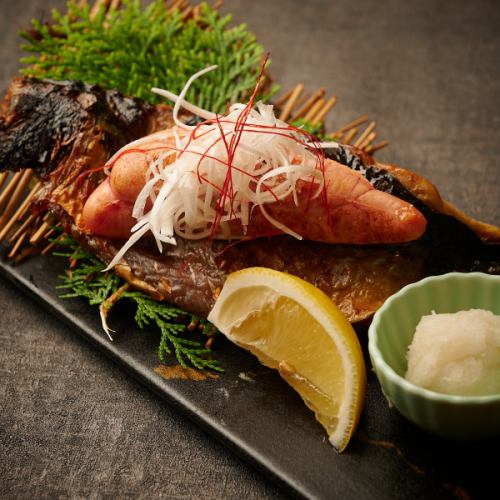 [Specialty] Grilled fatty mackerel with cod roe