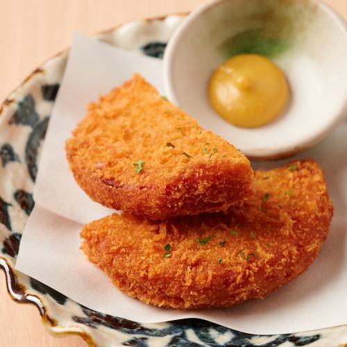Thickly sliced Unzen ham cutlet