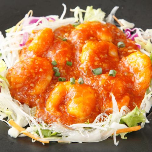 海老のチリソース煮