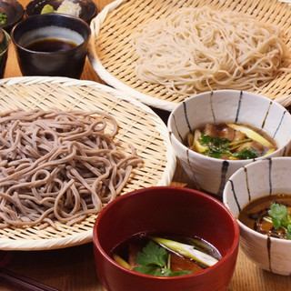 For those who are concerned about their body shape. . .How about a healthy soba lunch?